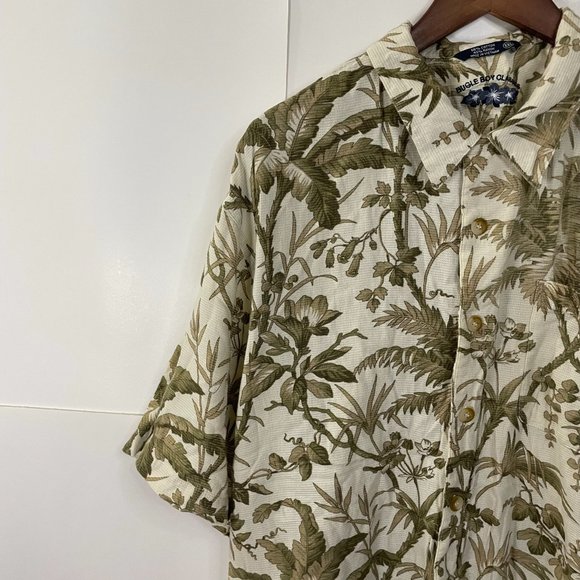 Bugle Boy Shirts Vintage Bugle Boy Mens Floral Hawaiian Collar Button Short Sleeve Size Xxl